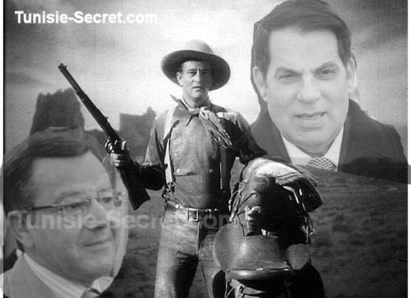 John Wayne, le mystérieux Cowboy de Ben Ali tire sur Kamel Eltaïef John Wayne, le mystérieux Cowboy de Ben Ali tire sur Kamel Eltaïef