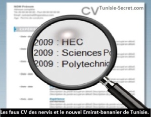 Les faux CV des nervis et le nouvel Emirat-bananier de Tunisie.