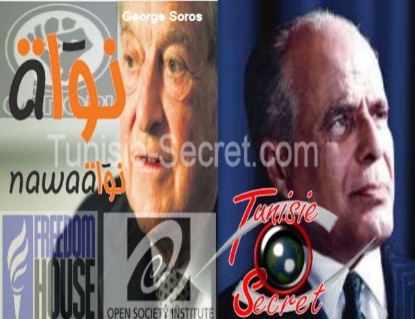 Selon Jeune Afrique, Nawaat est financé par le sioniste George Soros et Tunisie-Secret est inspirée par le bourguibisme