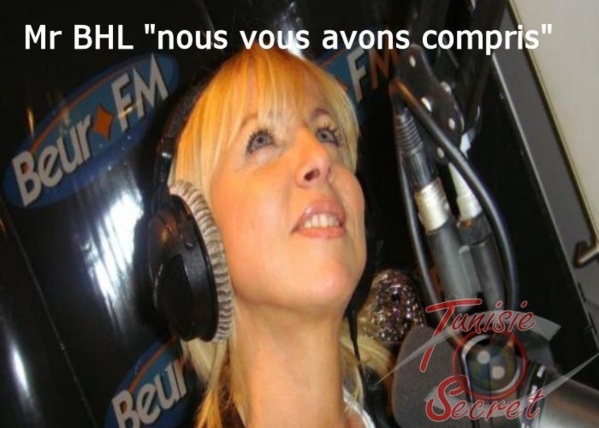 Vanessa - Confidences radio BEUR-FM : Mr BHL " nous vous avons compris " !