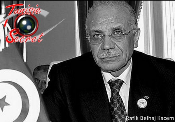 Rafik Belhadj Kacem, ancien ministre de l'Intérieur, blanchi par la Justice tunisienne.
