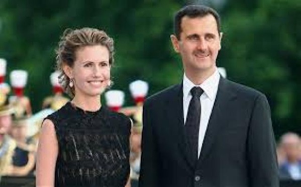 Bachar al-Assad et son épouse, un jeune couple moderniste que l'Occident espère remplacer par la racaille islamo-fasciste.