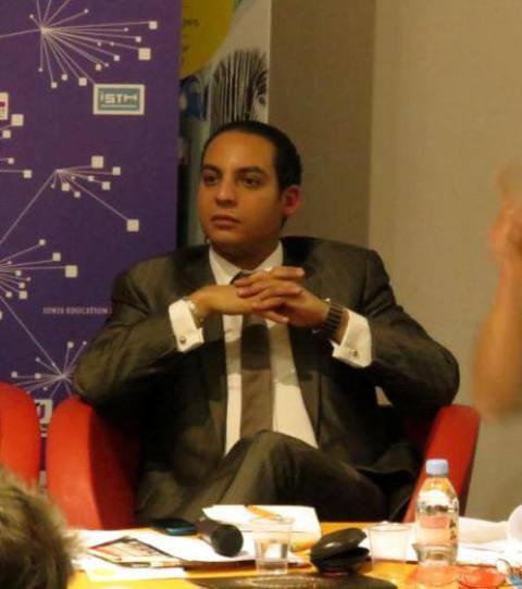 Farès Hayder, un jeune cadre d'Al Moubadar, le parti politique de Kamel Morjane.