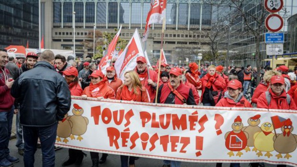La colère des travailleurs et des chômeurs en Belgique.