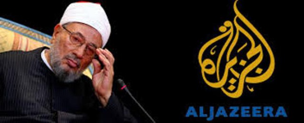 Youssef Qaradaoui, le grans mufti de l'OTAN qui a été fabriqué par la voix des Frères musulmans et la scénariste du "printemps arabe": Al-Jazeera.