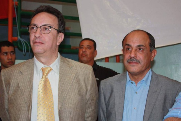 Mohamed Ghariani avec Hafedh Caïd Essebsi en 2013.