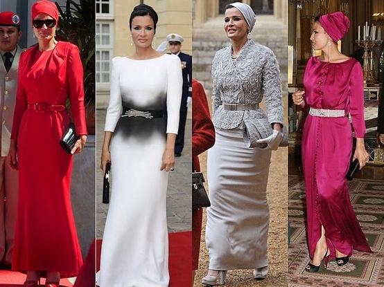 Cheikha Moza, la top modèle islamiste dépense 8500 millions de dollars pour ses robes