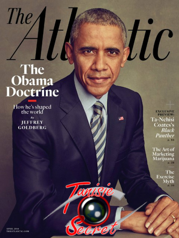 Edition papier du magazine "The Atlantic" à paraître.