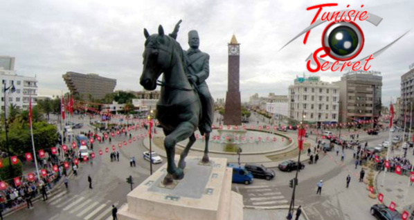 Habib Bourguiba au centre de Tunis, au cœur des Tunisiens et de l'Histoire.