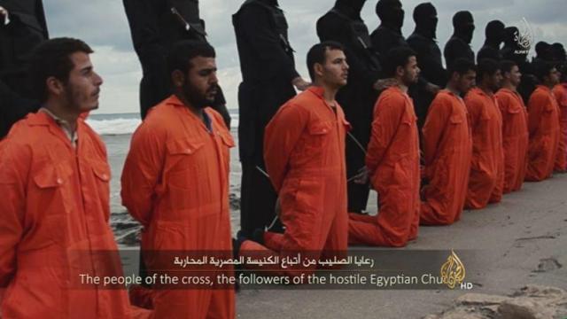 La scène d'horreur propagée par la chaîne de propagande islamo-terroriste, Al-Jazeera.