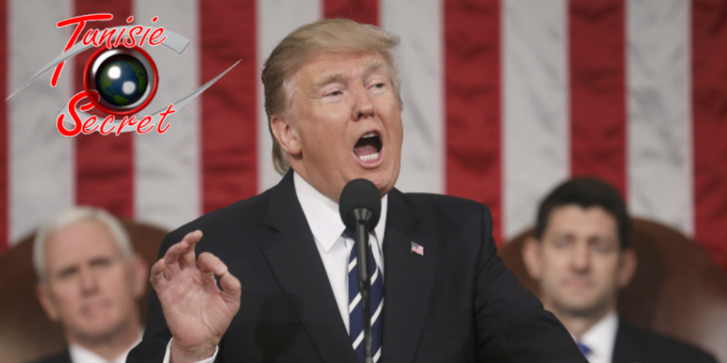 Premier discours de Donald Trump face au Congrès mardi 28 février 2017.
