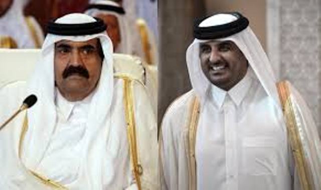 Le libérateur de la Tunisie, Hamad et son fils Tamim, démocratiquement élu par les Américains pour diriger le Qatar...et servir l'islamisme.