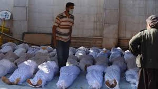 Génocide à la Ghouta en Syrie, le 21 août 2013, qui a fait 1400 morts selon les renseignements américains. Auteurs du génocide, la Turquie et l'Arabie Saoudite.