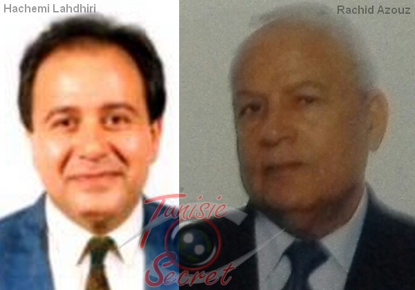 A gauche Hachemi Lahdhiri l'escroc, à droite Rachid Azouz la victime