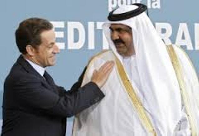 L'ex-président de la République française avec l'ex-dictateur de l'oligarchie mafieuse.