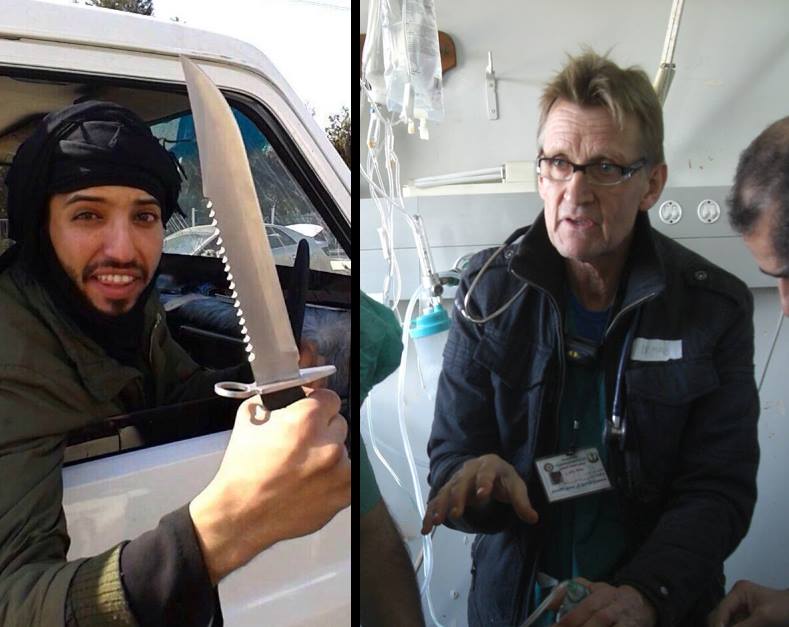Faïçal Awad al-Anzi, l'égorgeur intégriste, et Mads Gilbert le chirurgien humaniste. Deux hommes, deux civilisations !