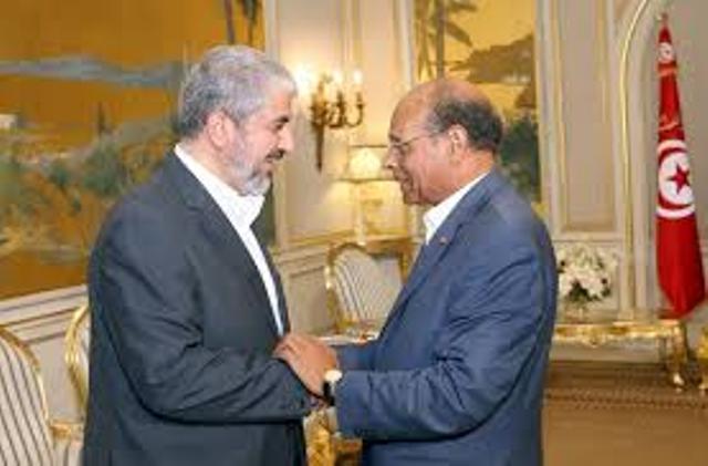 Khaled Mechâal, la prostituée du Qatar et de l'Iran, avec Moncef Marzouki la streptiseuse des droits de l'homme et de l'islamisme "modéré".