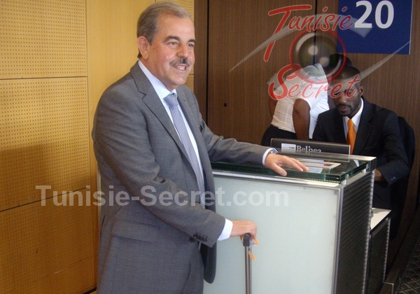 Mondher Zenaïdi, ce matin dimanche 14 septembre 2014, à l'aéroport d'Orly Sud. Après trois ans d'exil, le retour à la Patrie.