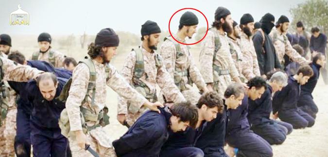 Novembre 2014, vidéo diffusée par Daesh montrant des terroristes qui décapitent de sang froid 18 soldats syriens ainsi que l'otage américain Peter Kassig. Parmi les psychopathes Marouen A. un ex-étudiant à l'ENSI de Monastir.