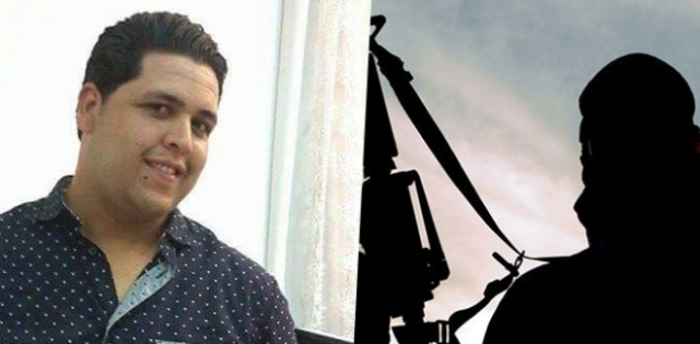 Le jeune policier Mohamed-Ali Charaabi, égorgé et décapité par des criminels parce qu'il n'avait pas de quoi se défendre.