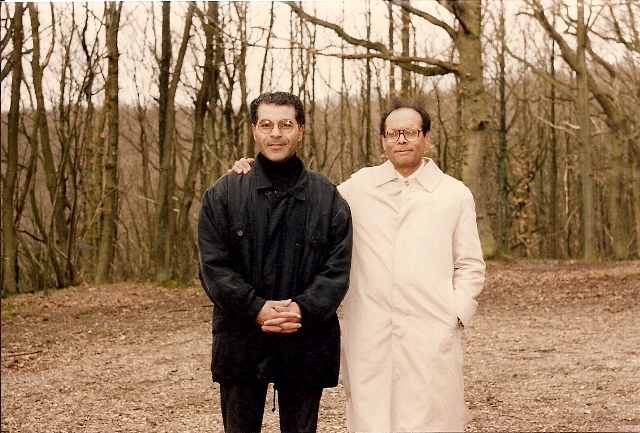 Mezri Haddad et Monce Marzouki en France au début des années 1990, lorsqu'ils étaient amis.