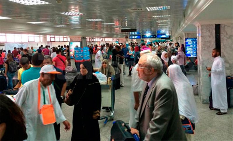 L'aéroport de Tunis-Carthage après la "révolution" de la brouette.