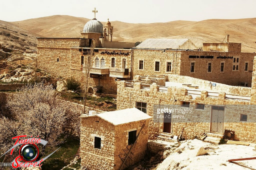 Le site chrétien Mar Sarkis à Maaloula, dans le Nord-Ouest de Damas.
