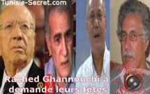 Ghannouchi a donné son accord pour assassiner quatre personnalités tunisiennes